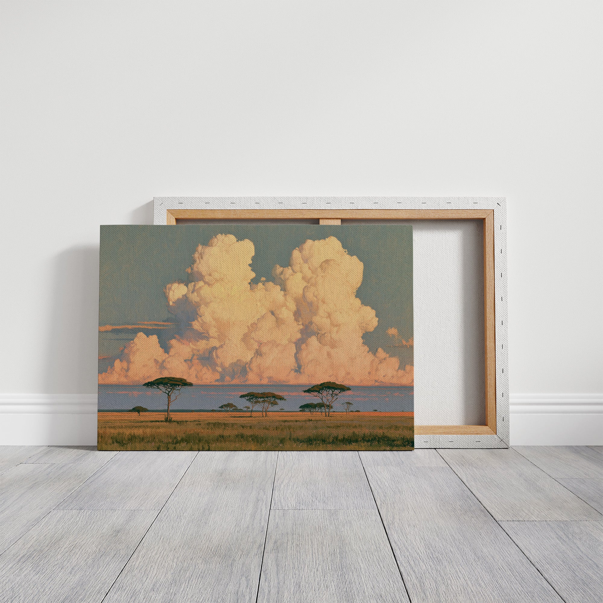 Savanna Under Cotton Clouds