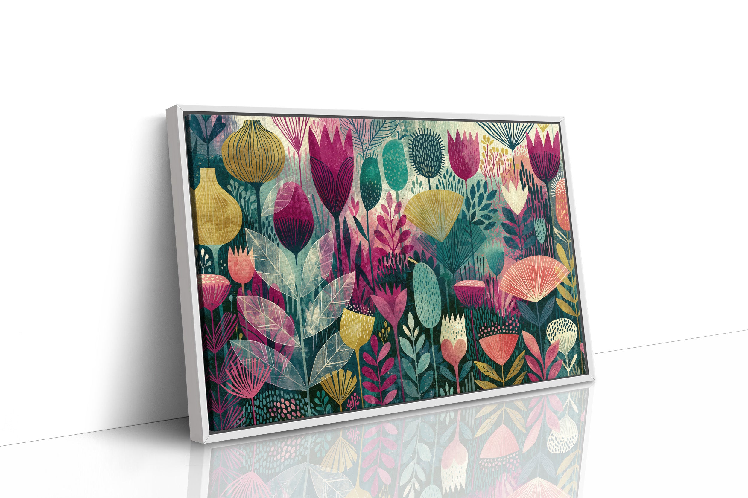 Whimsical Garden, Jewel Tones