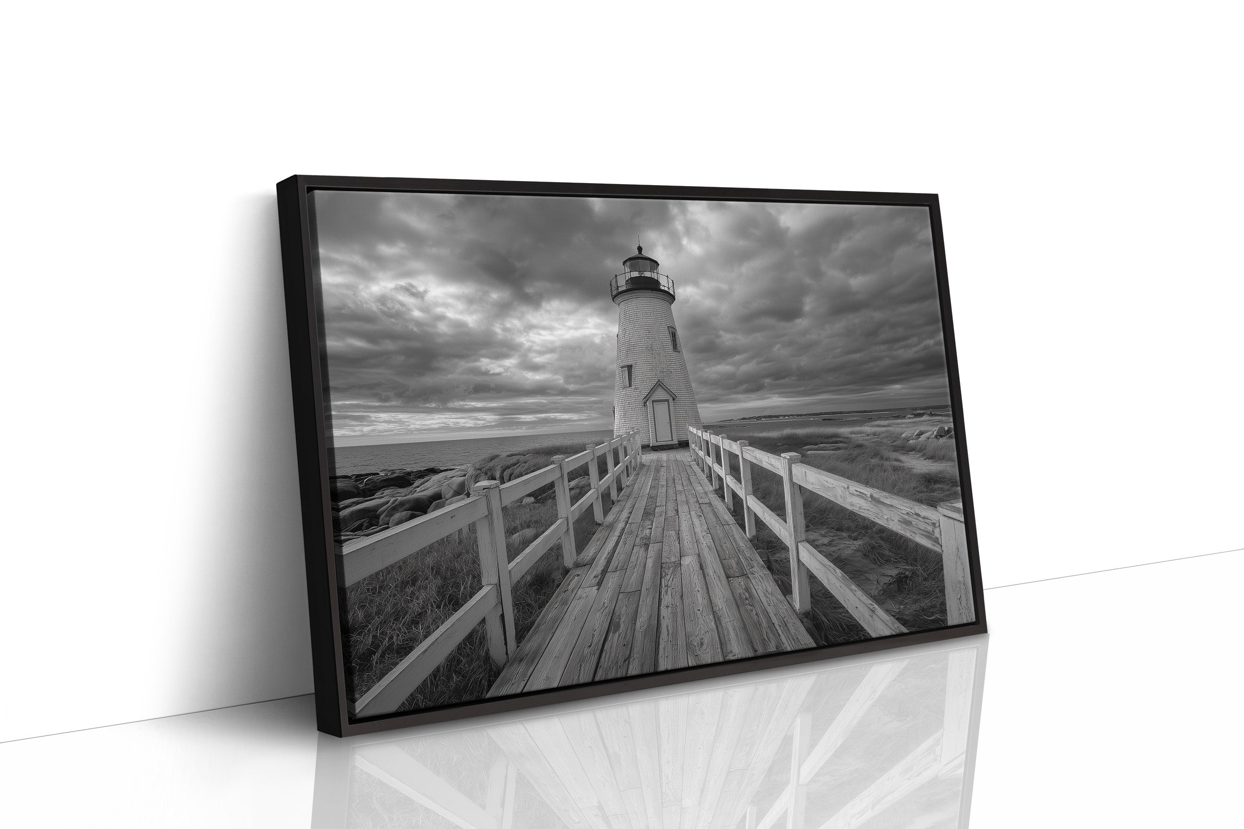 Wooden Path To Coastal Sentinel