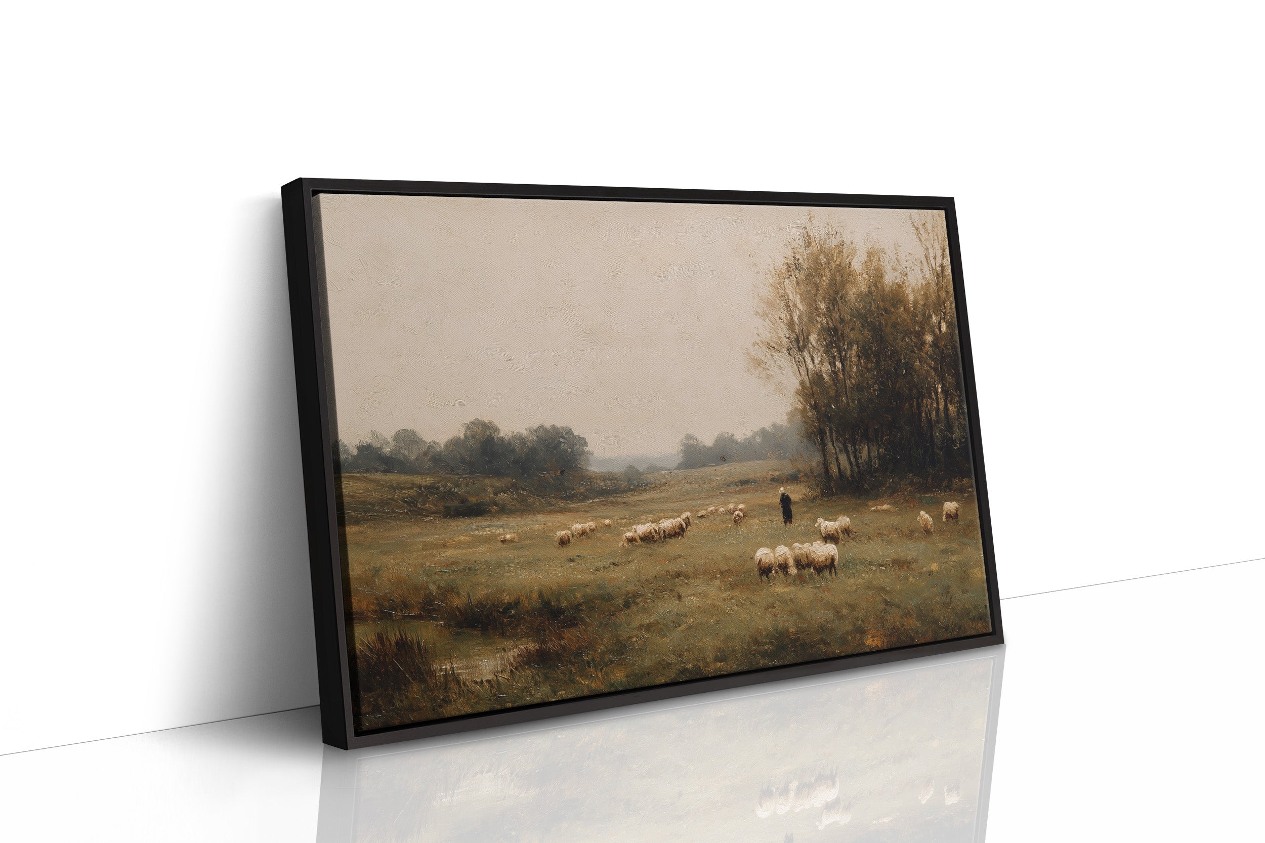 Shepherd's Path Through Autumn Fields