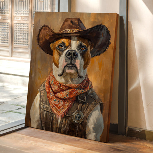 Boxer Sheriff of the Silent Plains