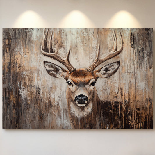 Noble Buck In Winter Light