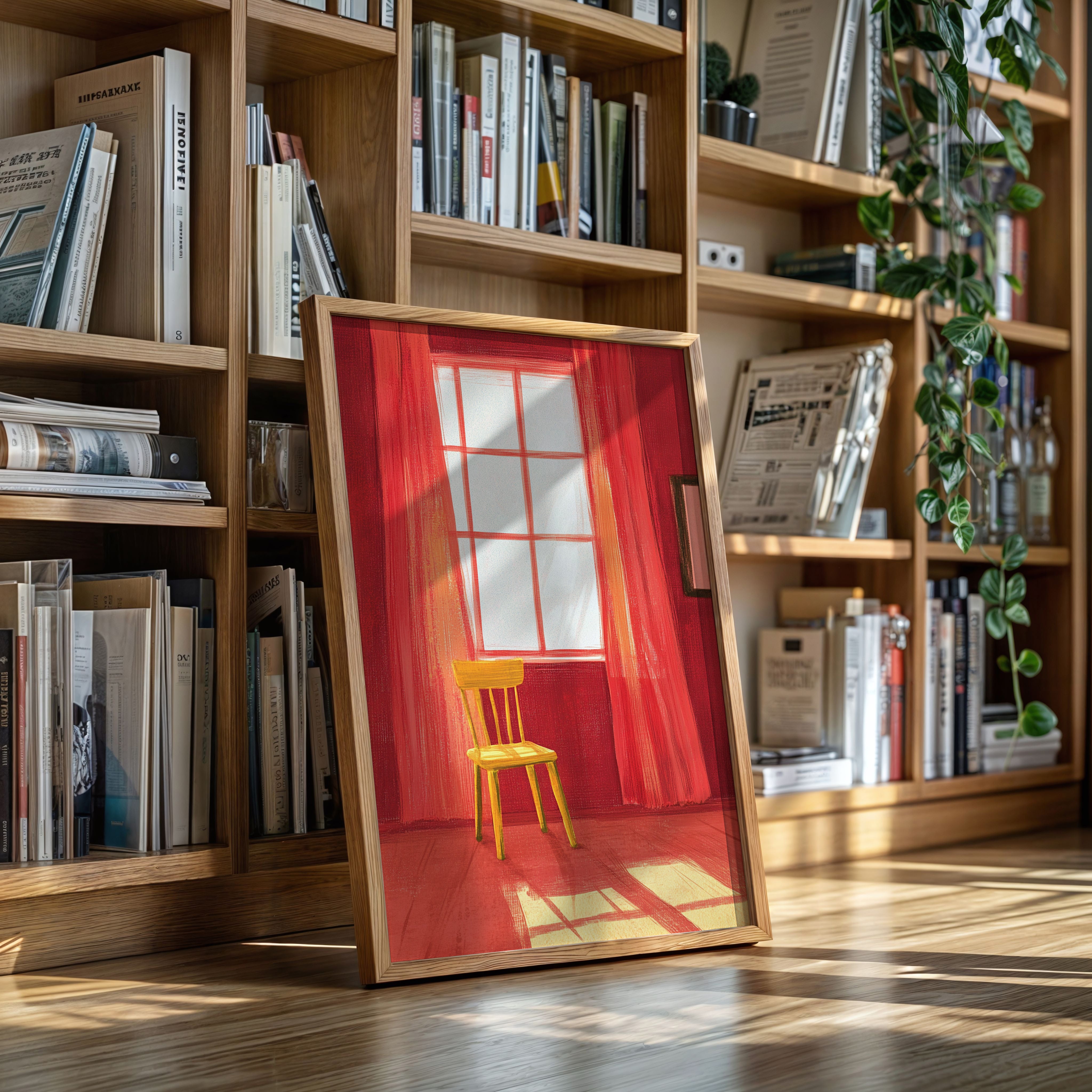 Yellow Chair Catches Morning Light