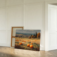 Pumpkins Rest In Rolling Hills