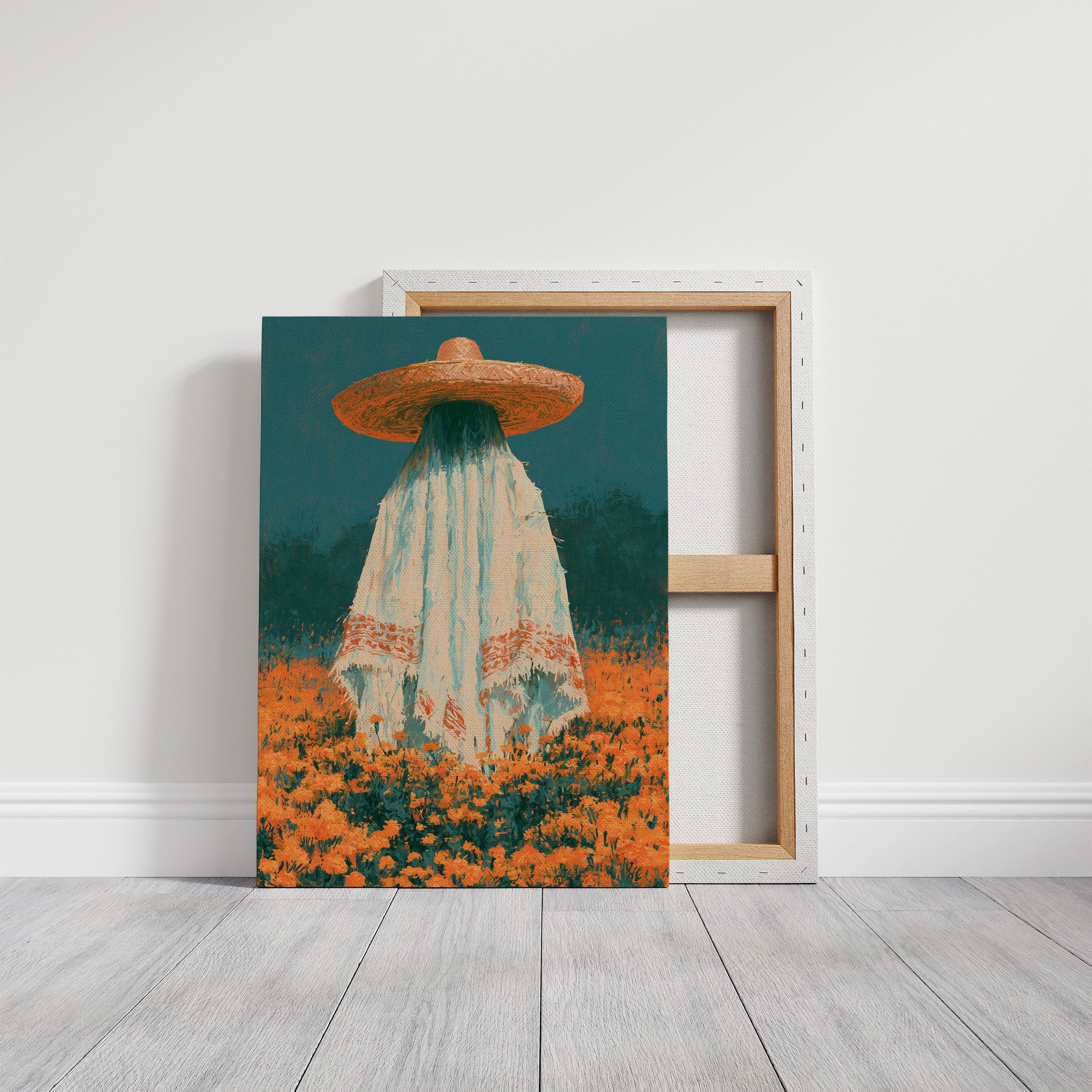 Figure in the Marigold Field