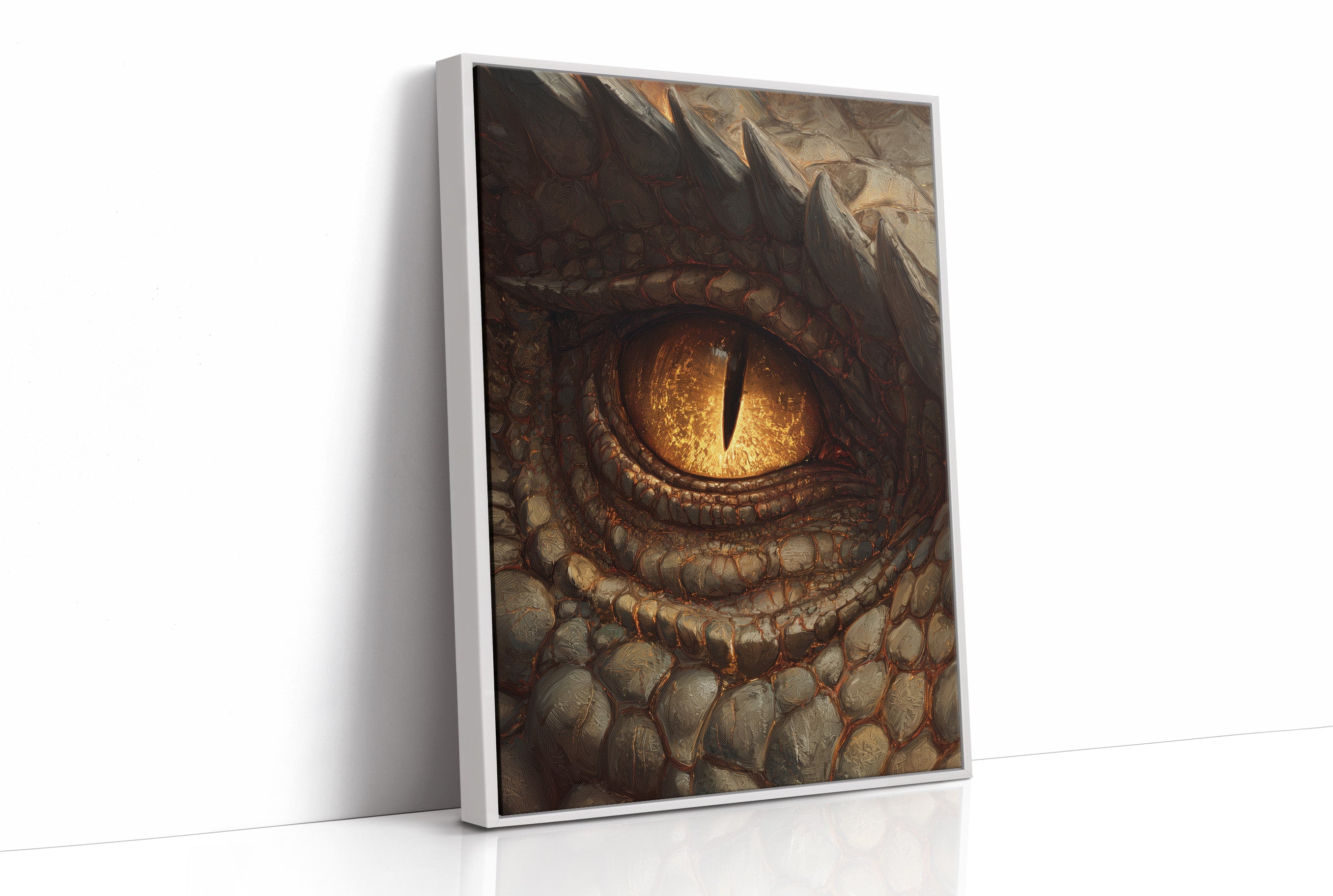 Amber Gaze From Ancient Depths