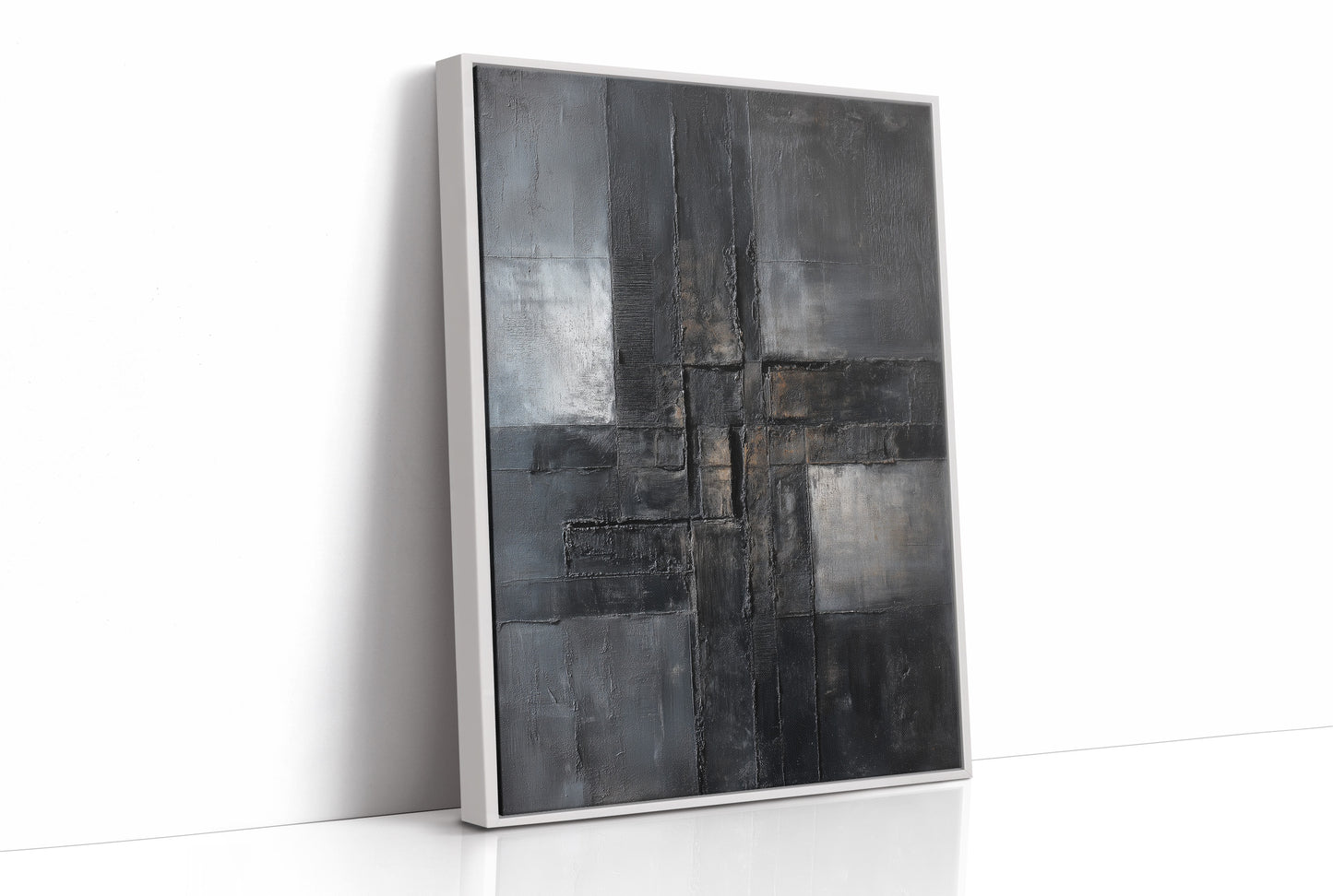 Concrete Poetry In Charcoal Light