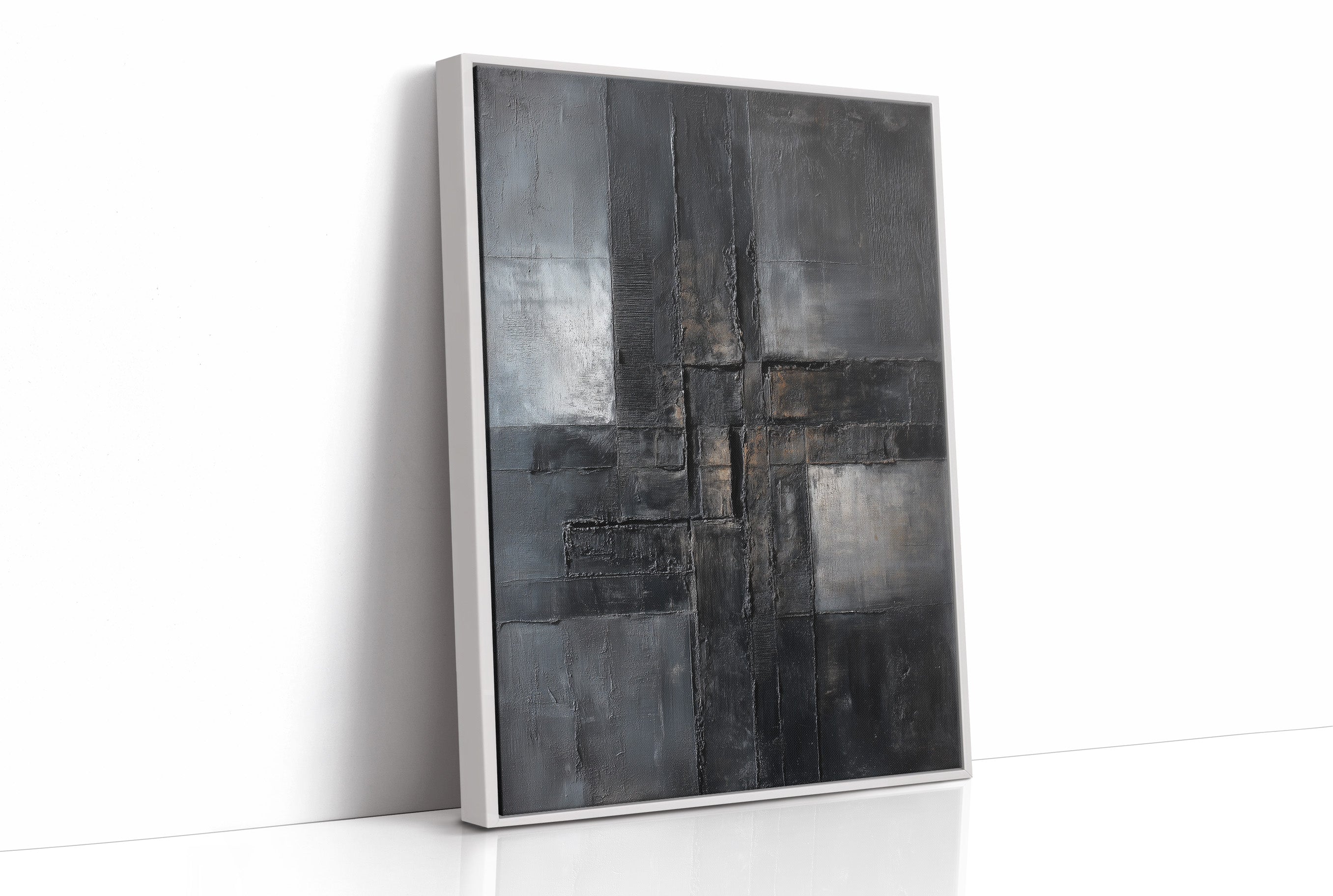 Concrete Poetry In Charcoal Light