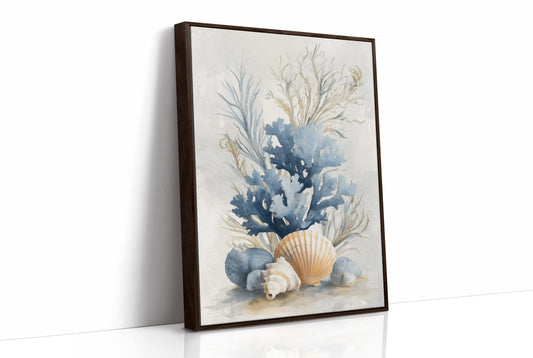 Coastal Memories In Muted Blue