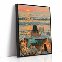 Sunset Soak: Ocean Library