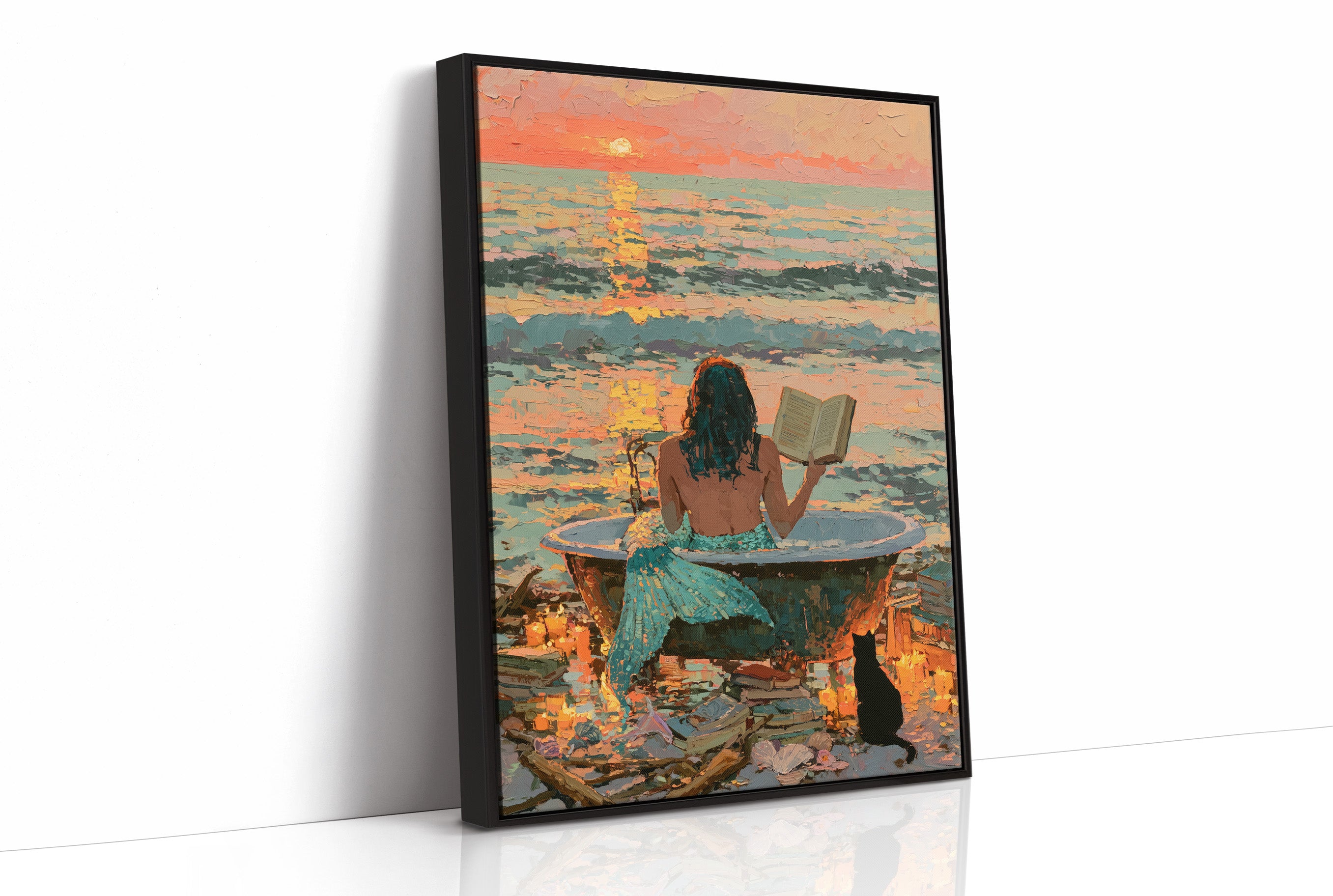 Sunset Soak: Ocean Library