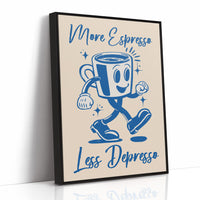 More Espresso Less Depresso Coffee Humor