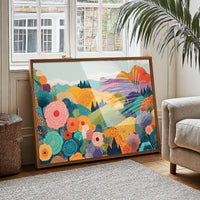 Rolling Hills Dance With Wild Blooms