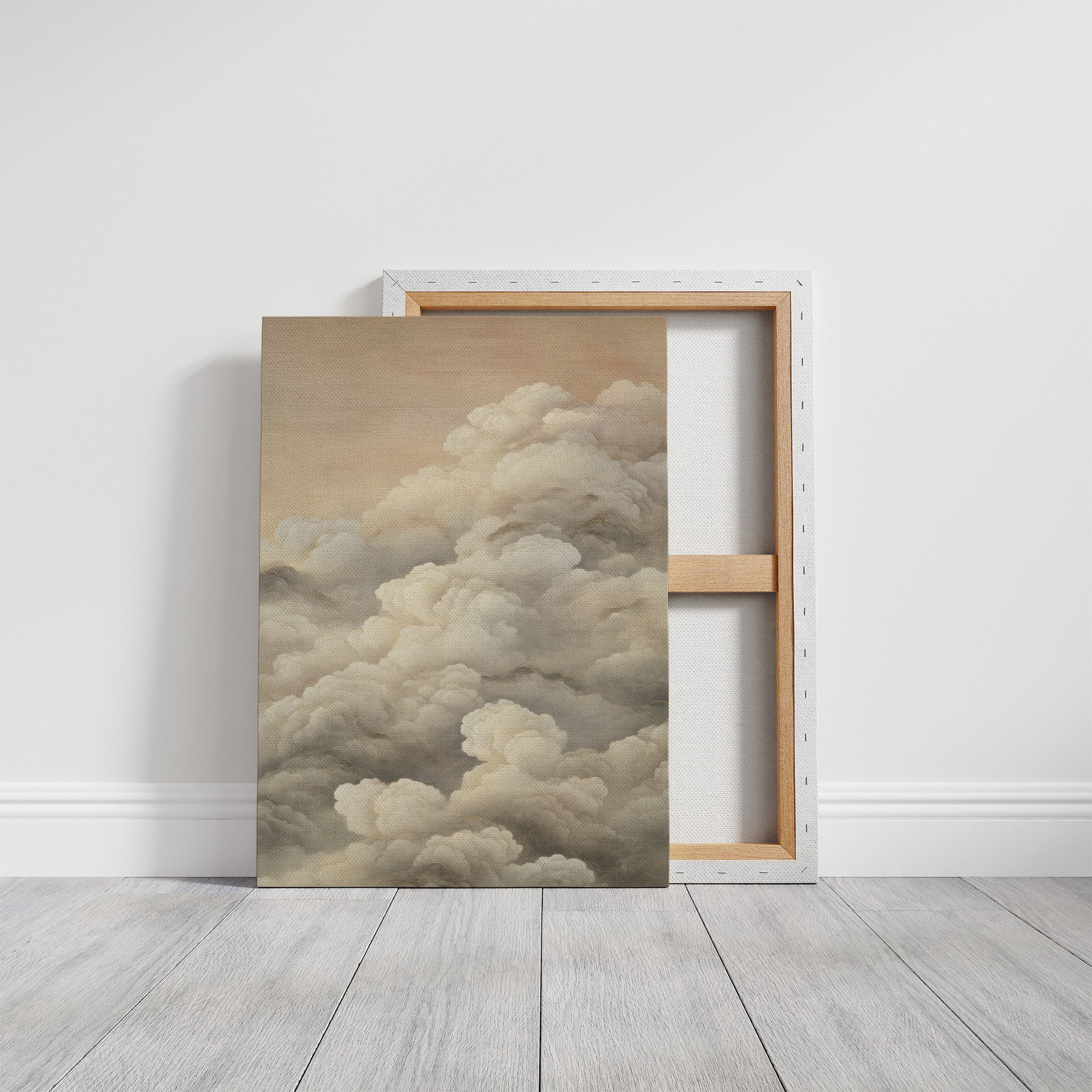 Clouds Rest Against Library Windows