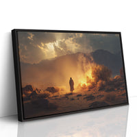 Pilgrim Faces The Sacred Flame