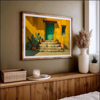 Cactus Guards The Turquoise Door