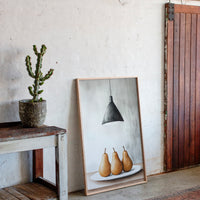 Three Pears Under Industrial Light