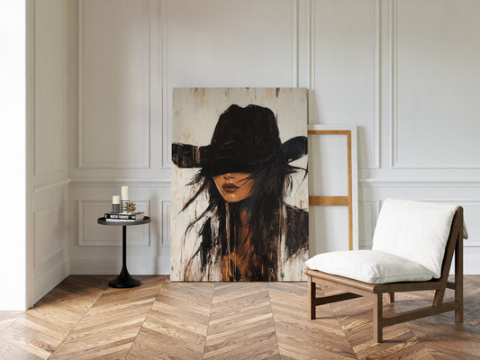 Outlaw Grace Western Cowgirl Portrait