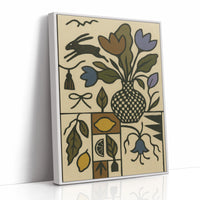 Lemon Rabbit Folk Vase