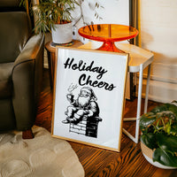 Santa Sips His Midnight Coffee Break