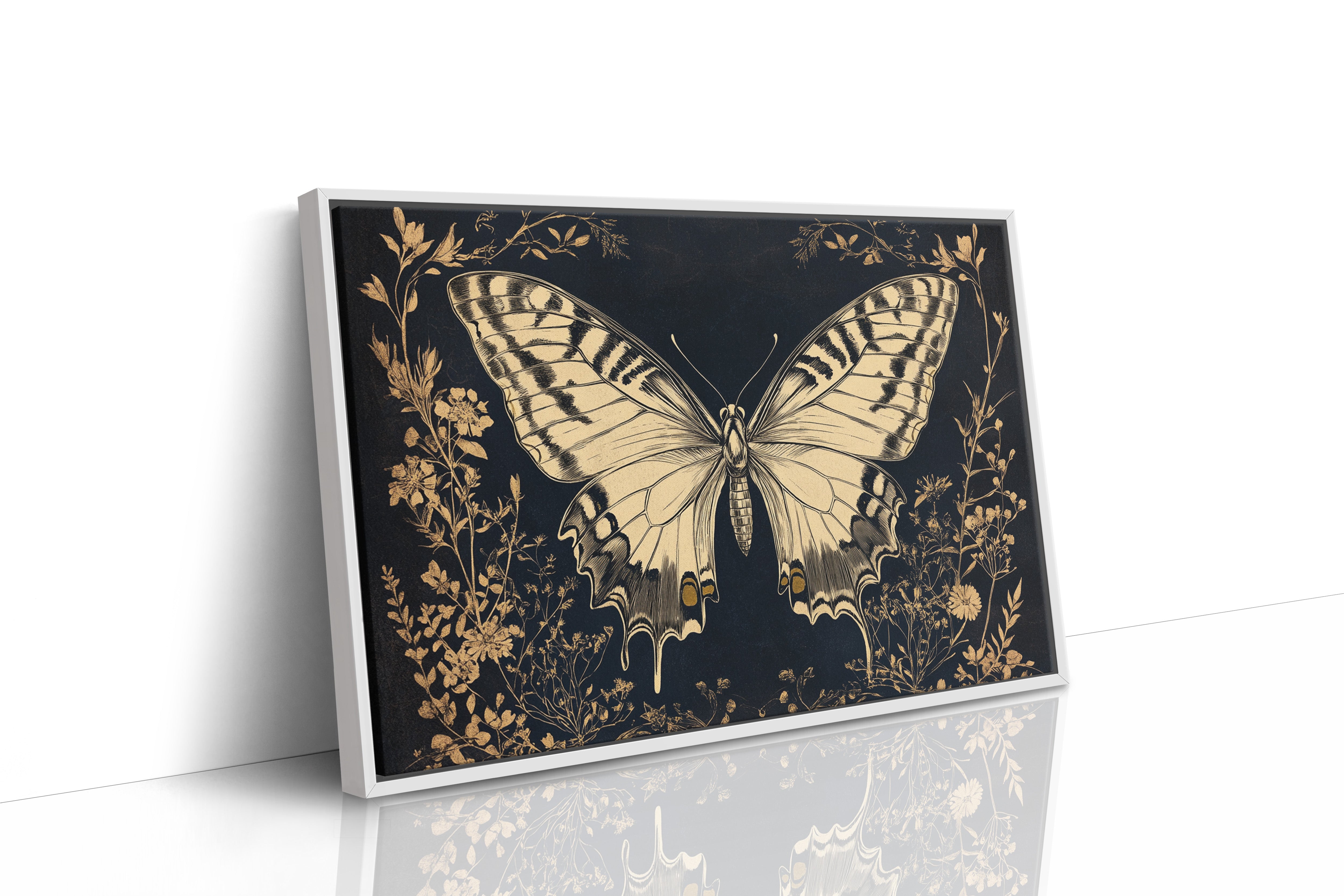 Midnight Garden's Golden Wings Unfold