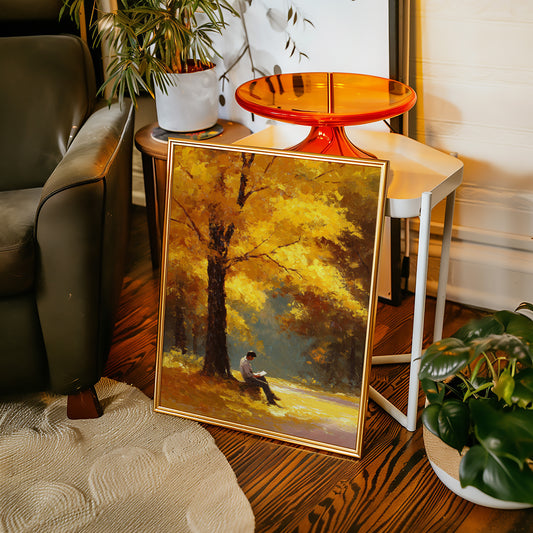 October Light Holds Sacred Pages
