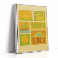Warm Days with Frog and Sun