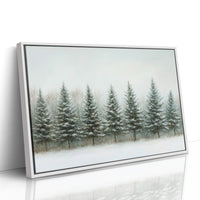 Evergreens Stand Their Winter Watch