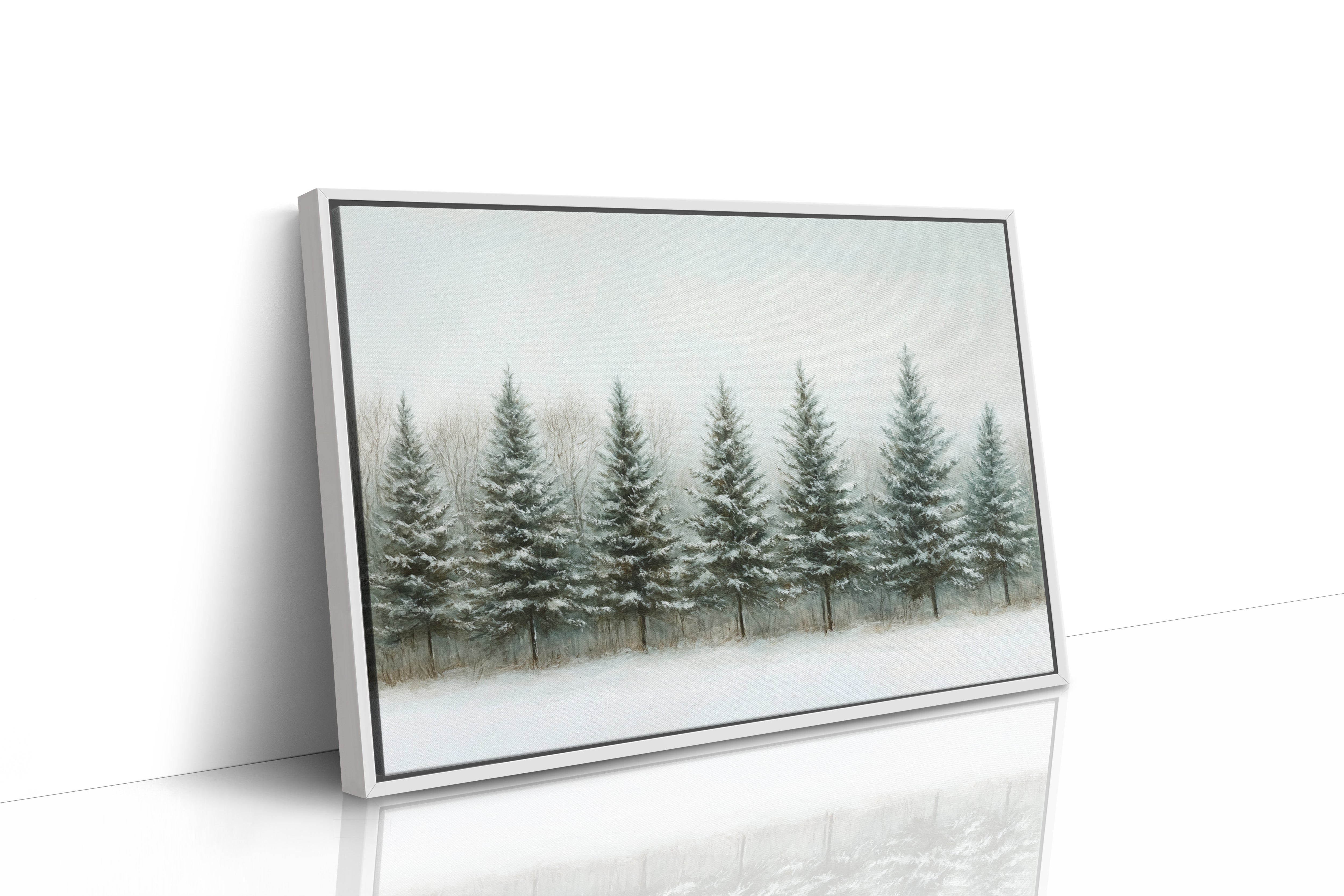 Evergreens Stand Their Winter Watch