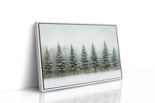 Evergreens Stand Their Winter Watch