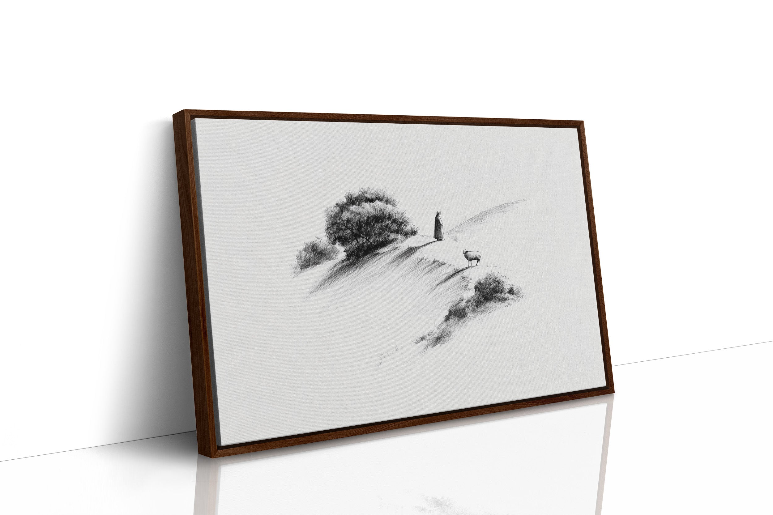 Solitude Atop Windswept Hills