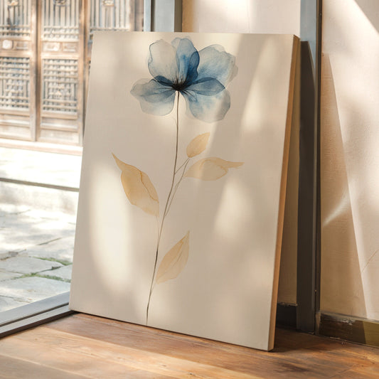 Blue Petals Dance With Morning Light