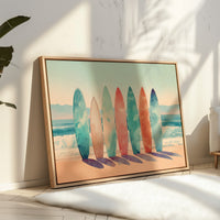 Surfboards Paint Their Summer Stories