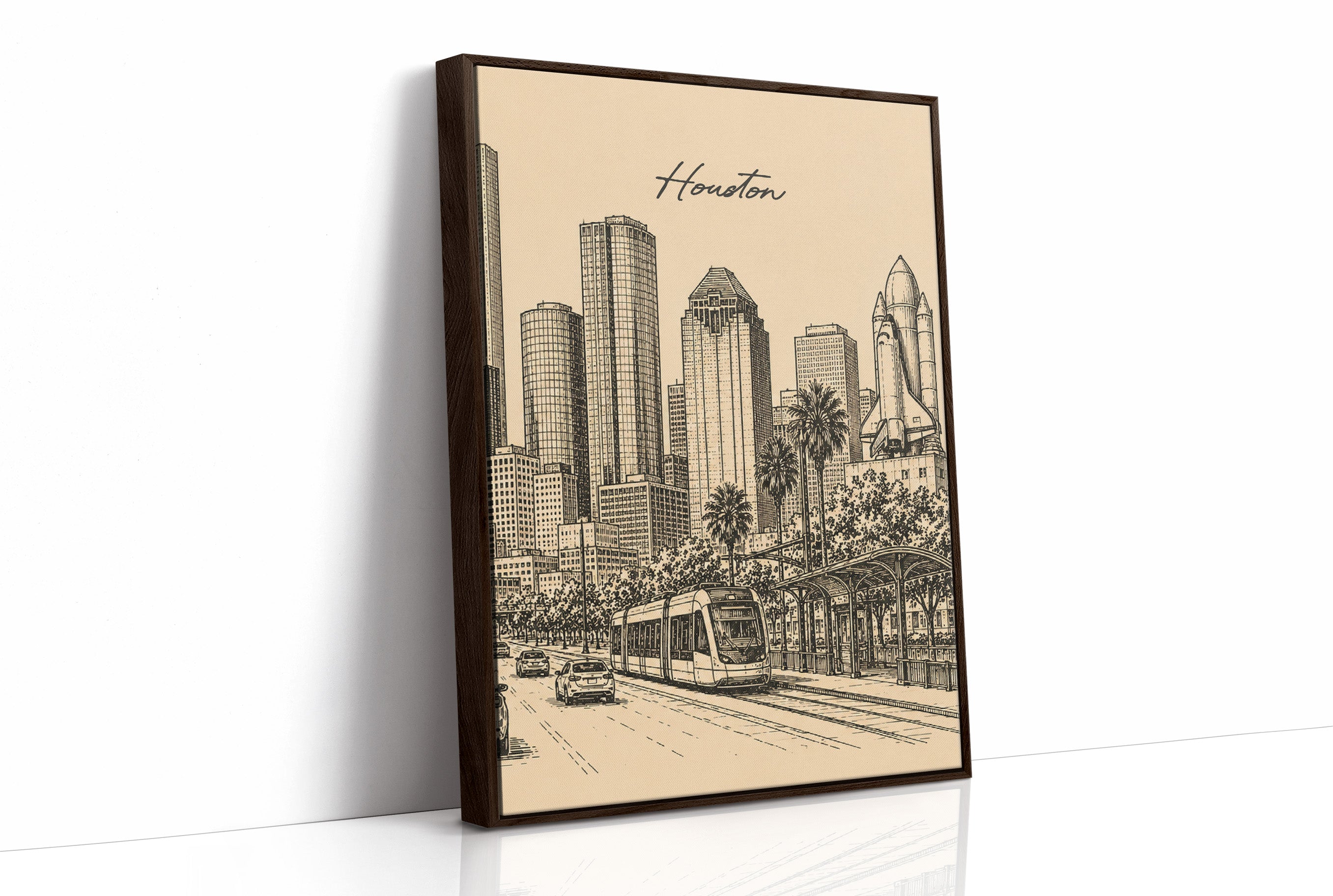 Houston, Rail Line Signature
