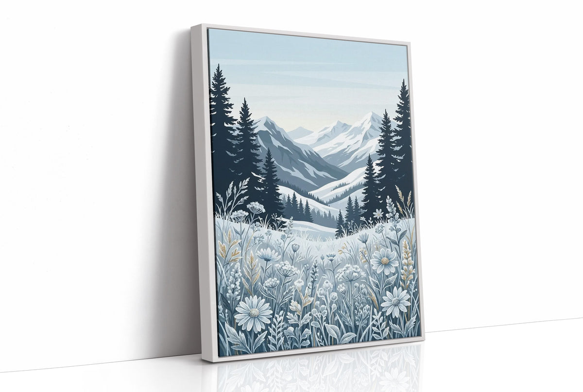 Frosted Meadow: Wildflowers Refuse to Hibernate
