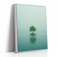 Solitary Tree in Mist
