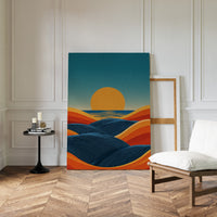 Sunset Over Rolling Dunes