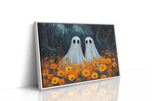 Spectral Friends Among Autumn Poppies