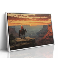 The Last Light Over Canyon's Edge