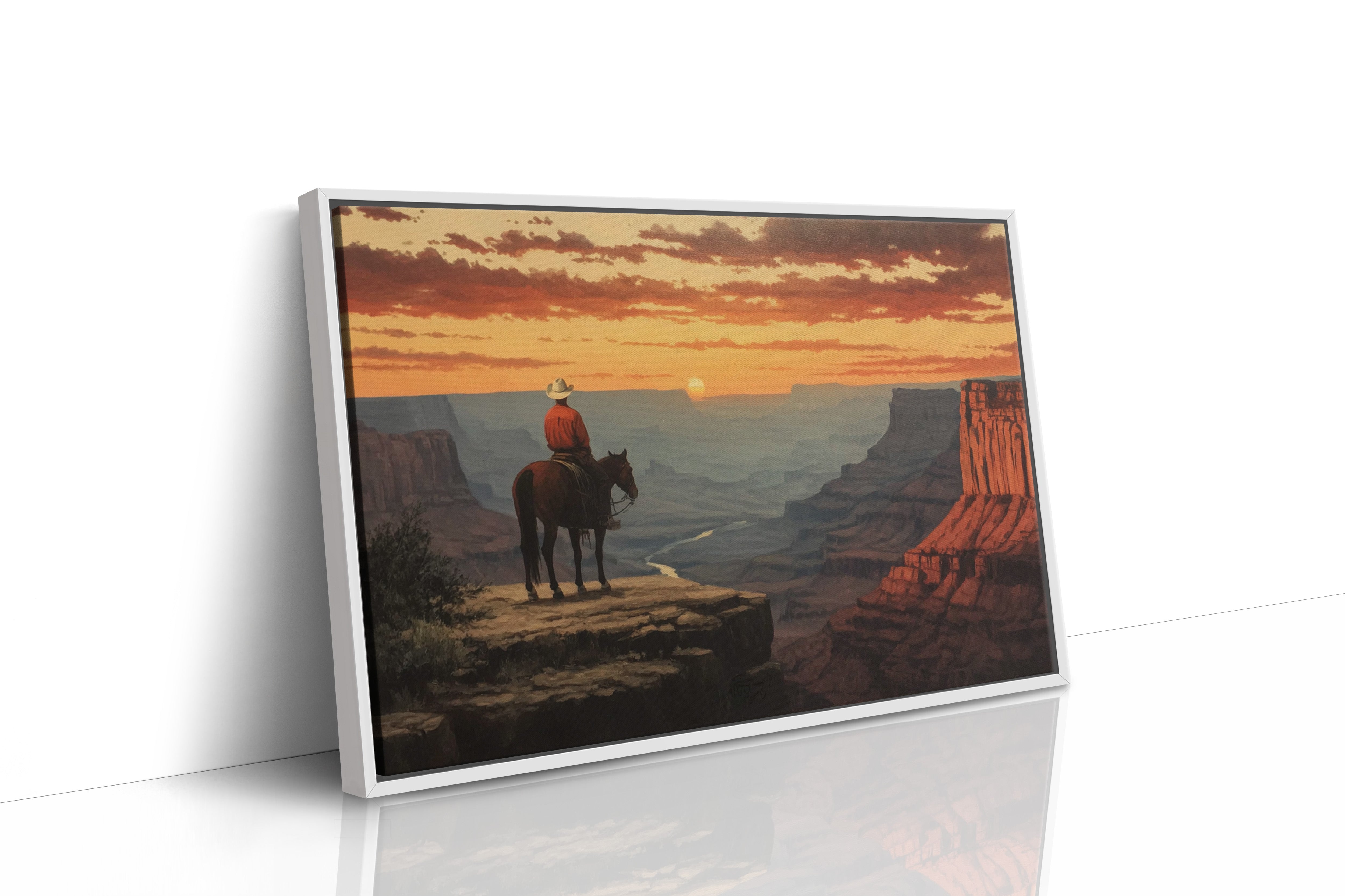 The Last Light Over Canyon's Edge