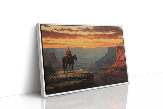 The Last Light Over Canyon's Edge