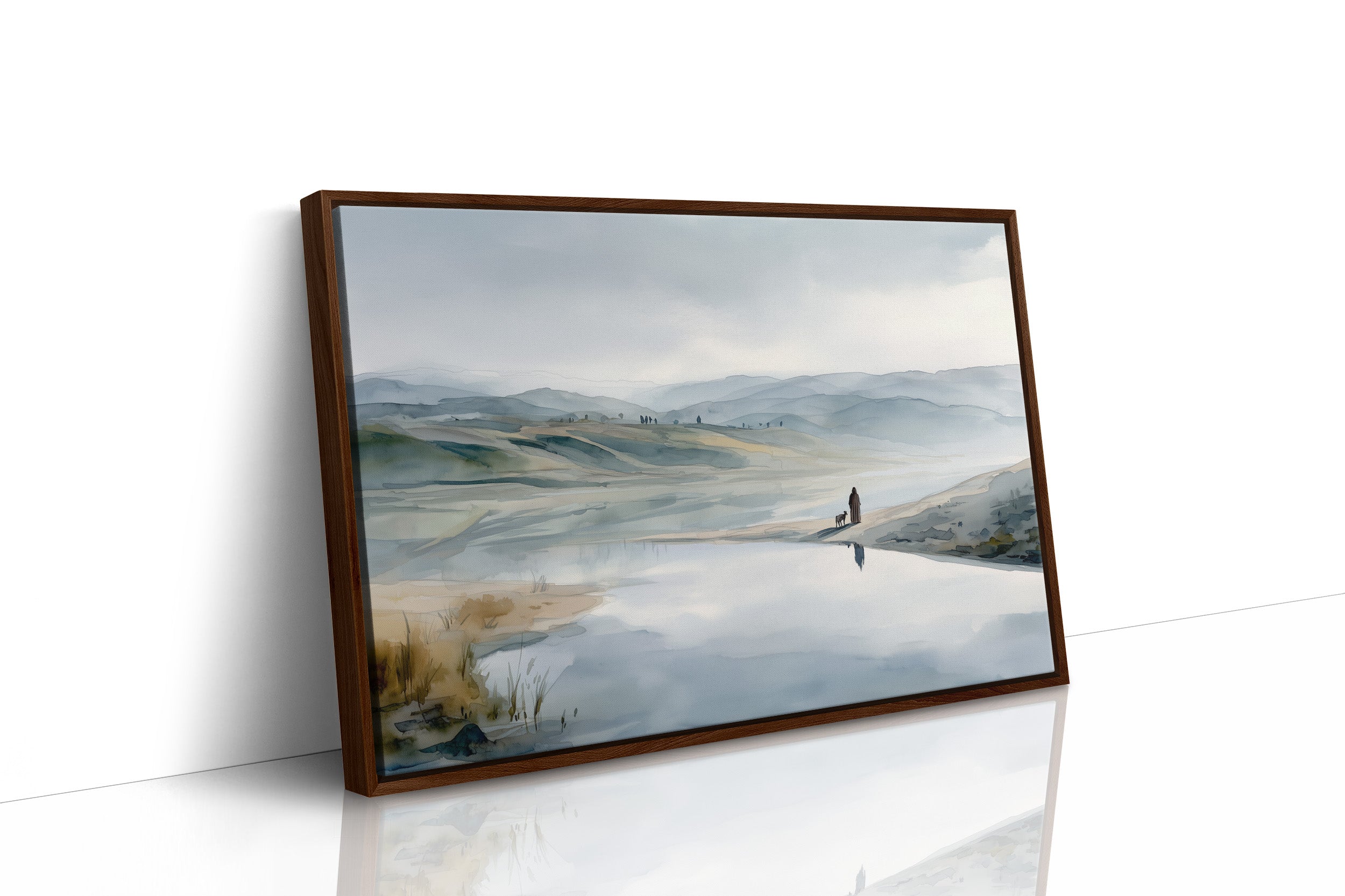 Solitude By The Misty Lake