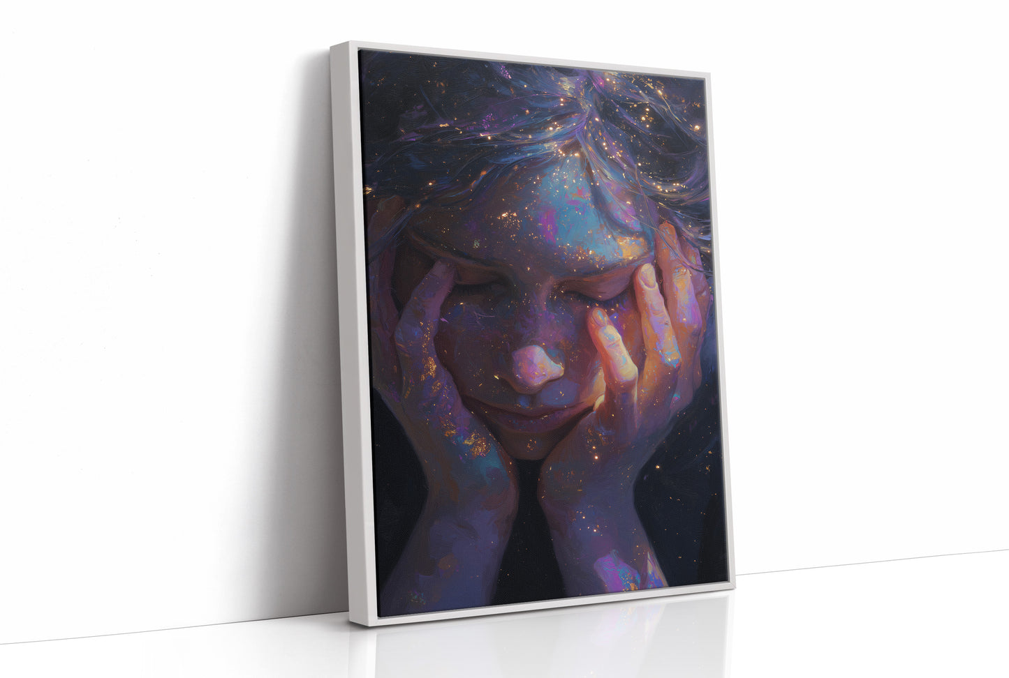 Cosmos Held Between Fingers