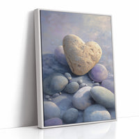 Stone Hearts Rest In Morning Light