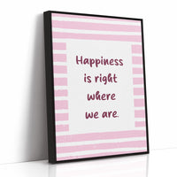 Happiness in Pink Stripes
