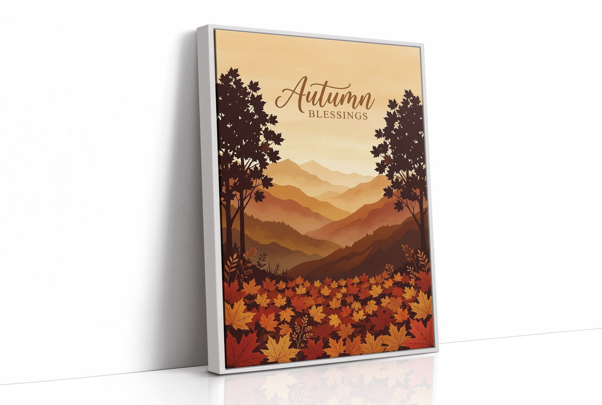 Autumn Blessings: Leaves Already Raked Themselves