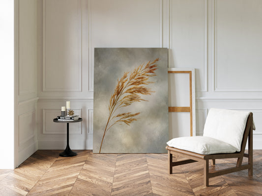 Golden Grains in Gentle Breeze