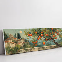 Orchard Moon Over Tuscan Hills