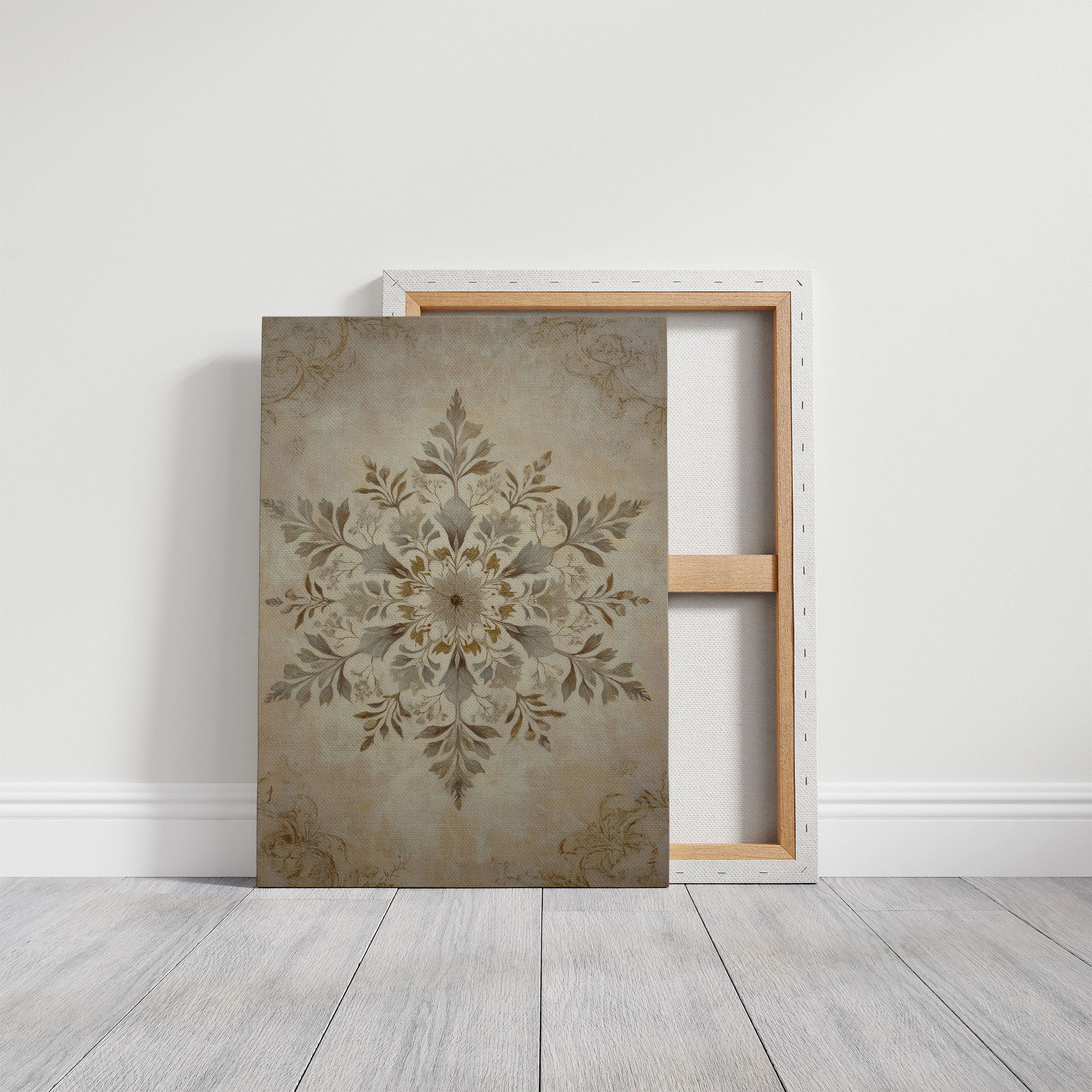 Frost Petals Dance In December Light