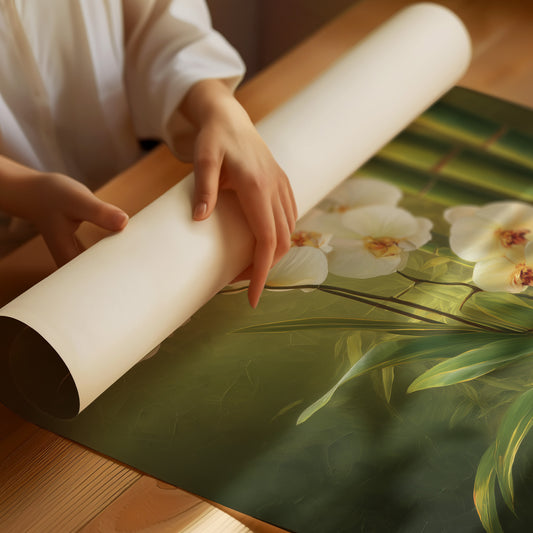 Bamboo Grove Holds Orchid Dreams